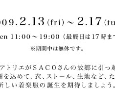 SALE!! 2009.2.13�`2.17