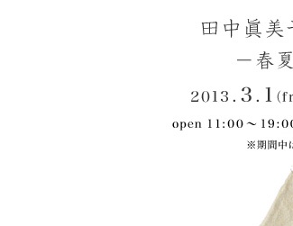 田中眞美子ニット展 - 春夏秋冬 - 2013.3.1〜3.9